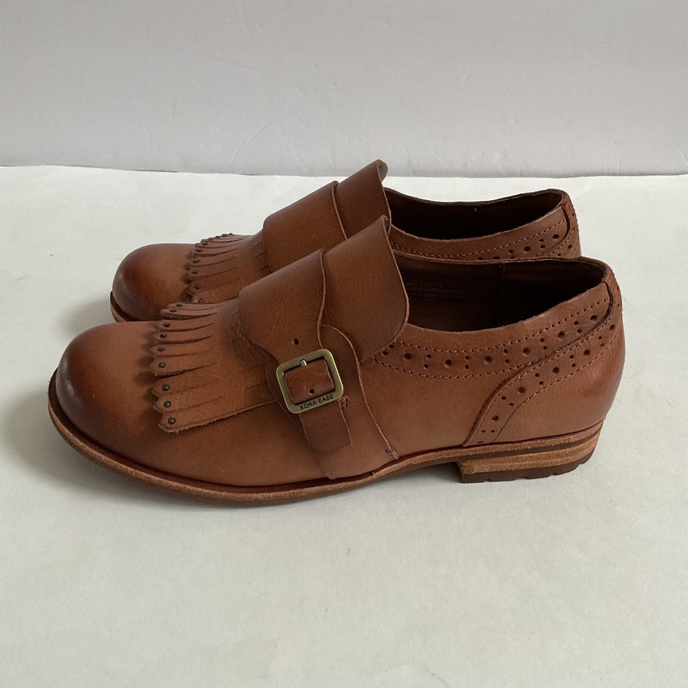Kork-Ease Brown Leather Loafers